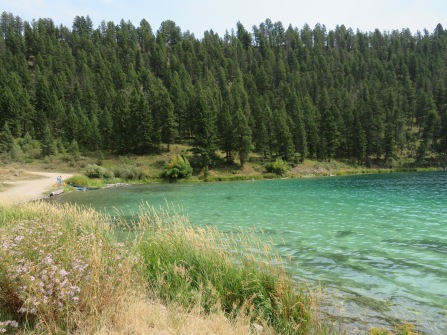 The beautiful waters of Cliff Lake